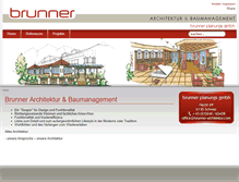 Tablet Screenshot of brunner-architektur.com